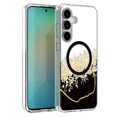 Epoxidové magnetické puzdro pre Samsung Galaxy S25 FE čierne