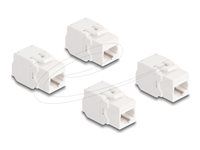 Keystone modul RJ45 jack Cat.6A UTP 4 ks