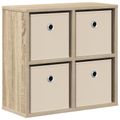 vidaXL Servírovacia skriňa Sonoma dub 49,5 x 22 x 47 cm