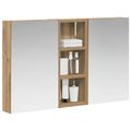 vidaXL Set kabinetov do kúpeľne 3 ks 80 x 10,5 x 50 cm