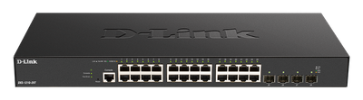D-Link DXS-1210-28T 24 x 10 G Base-T portov + 4 x 10 G/25 G SFP28 portov Smart Managed Switch