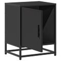 vidaXL Nočné stolíky 2 ks čierne 40x31x50 cm kompozitné drevo+kov