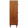 vidaXL Highboard Orech 40 x 33 x 110 cm Masívne mango drevo