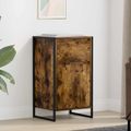 vidaXL Servírovacia skriňa Dymová dub 43 x 36 x 75,5 cm