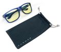 GUNNAR kancelářske/herní brýle INTERCEPT CRYSTAL COBALT * jantárová skla * BLF 65 * GUNNAR focus