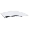 vidaXL Strieška Bimini s 2 oblúkmi biela 150x120x110 cm