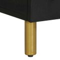 vidaXL Nočný stolík, čierny 50x33x60 cm, kompozitné drevo