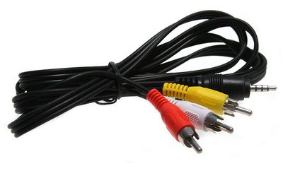 AMIKO AV kábel, jack / cinch