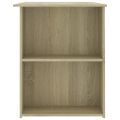 vidaXL Stôl dub sonoma 110x60x73 cm drevotrieska