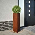 VidaXL záhradné kvetináče 2 ks Trojuholníkové 30x26x75 cm