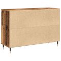 vidaXL Servírovacia skriňa Staré drevo 101,5 x 35 x 70 cm