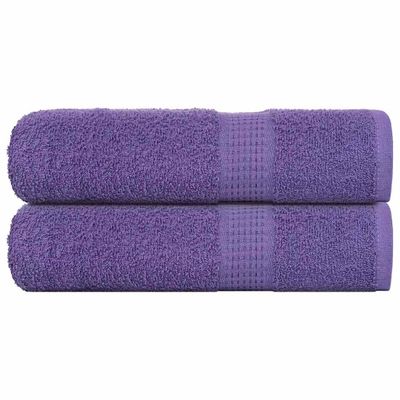 vidaXL Sprchové uteráky FROGN 2 ks fialové 70x140 cm 360 g/m²