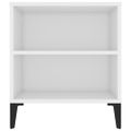 vidaXL TV skrinka biela 102x44,5x50 cm spracované drevo