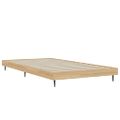vidaXL Posteľný rám bez matraca dub sonoma 100x200 cm kompozitné drevo