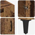 vidaXL Highboard Staré drevo 69,5 x 34 x 180 cm Kompozitné drevo