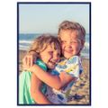 vidaXL Fotorámiky na stenu alebo stôl 5 ks modré 15x21 cm MDF