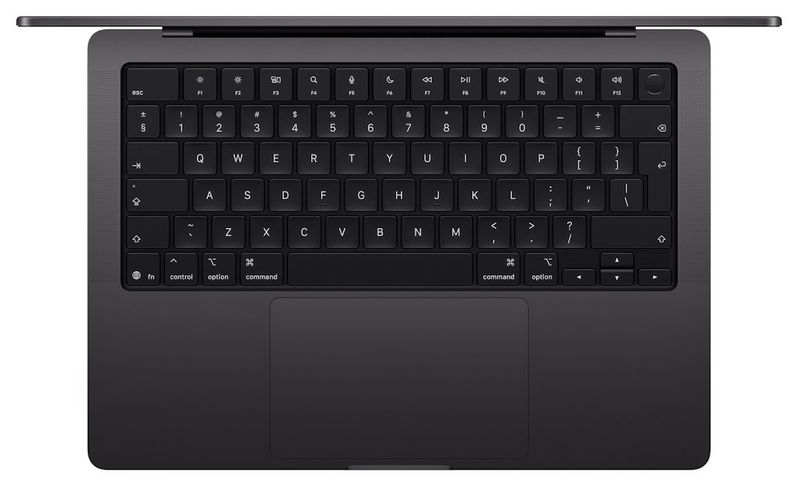 Apple MacBook Pro 14"/M5/14,2"/3024x1964/32GB/1TB/M5/Tahoe/Space Black/1R Notebook, Apple M5 cip, 10jádrové CPU, 10jádrové GPU, 32GB RAM, 1TB SSD, 14,2" Liquid Retina XDR, macOS Tahoe, vesmírne cerný