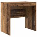 vidaXL Stôl Staré drevo 80 x 50 x 76 cm