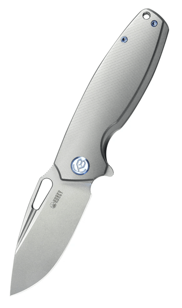 Kubey KB360A Tityus vreckový nôž 8,6 cm, šedá, titán