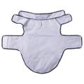 vidaXL Pláštenka pre psa s reflexnými prúžkami, polyesterová, tmavomodrá, 2XL
