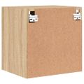 vidaXL TV nástenné skrinky 2 ks dub sonoma 40,5x30x40 cm kompoz. drevo