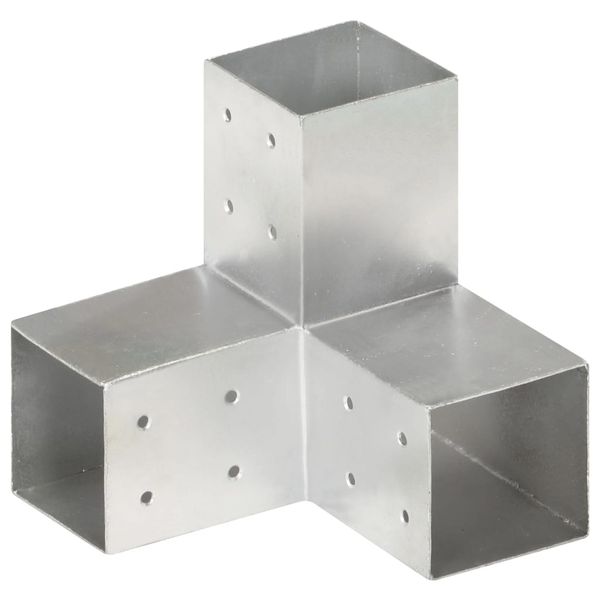 vidaXL Trámová spojka v tvare Y 81x81 mm pozinkovaný kov