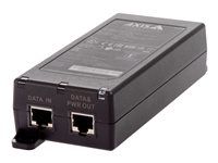 Dávkovač energie - AC 24 / DC 10-28 V - 30 Watt - výstupné konektory: 1 - čierna - pre AXIS A1610-B, C1410, D3110, P1385-E, P1455-LE, P1455-LE-3, Q1952-E, W400; Q60 Series