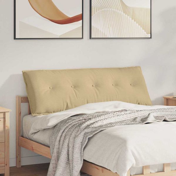 vidaXL Poduška na chrbát Šedá zelená 140 x 50 cm Kordúrová tkanina