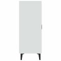 vidaXL Komoda biela 70x34x90 cm spracované drevo
