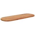 vidaXL Stolová doska 110x40x3,8 cm oválna masívna akácia