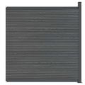 vidaXL Plotový panel, WPC, sivý 173x186 cm