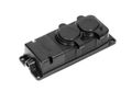 ORNO OR-AE-13165 zásuvka odolná gumičkou, 2x 230V, IP44