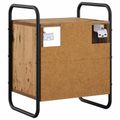 vidaXL Závesná nočná skrinka 2 ks Staré drevo 40 x 30 x 50 cm