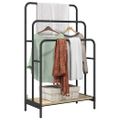 vidaXL Vešiak na oblečenie s poličkou Sonoma dub 60 x 30 x 100,5 cm