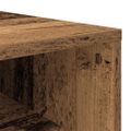 vidaXL Regál na topánky, staré drevo 54x34x100,5 cm, kompozitné drevo