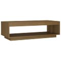 vidaXL Konferenčný stolík medovo-hnedý 110x50x33,5 cm borovicový masív