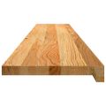 vidaXL Okenný parapet 2 ks svetlohnedá 140x25x2 cm dubový masív