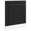 vidaXL Dvierka na umývačku Kalmar Čierny dub 60 x 1,5 x 57 cm