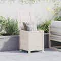 vidaXL Vonkajší box na vankúše biely 50x50x56 cm jedľový masív