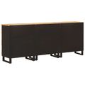 vidaXL Servírovacia skriňa 3 ks 60 x 33 x 75 cm Masívne mango drevo