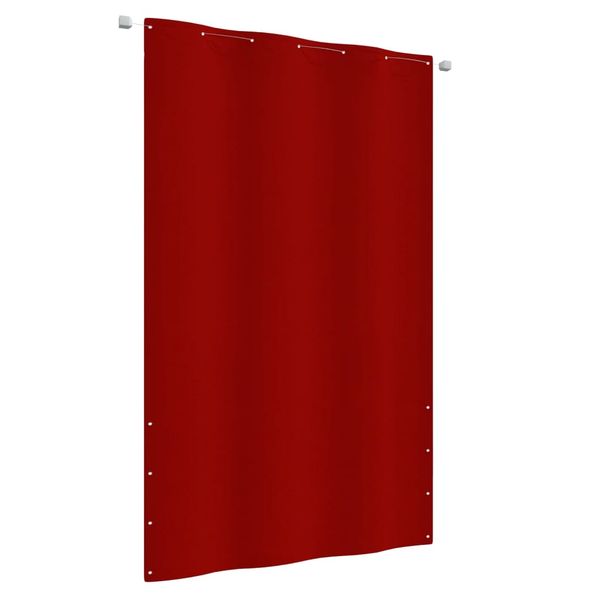 vidaXL Balkónová markíza červená 140x240 cm oxfordská látka