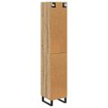 vidaXL Highboard Remeselný dub 34,5 x 34 x 180 cm Kompozitné drevo