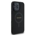 Puzdro Guess pre iPhone 16 Pro 6,3" GUHMP16LPSAHMCK čierne tvrdé puzdro Saffiano Classic Logo MagSafe