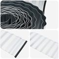 vidaxl Obrubník trávnika 20 m x 15 cm Pozinkovaná oceľ Strieborná