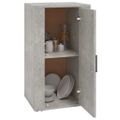 vidaXL Komoda betónovo sivá 40x33x70 cm spracované drevo