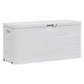 vidaXL Záhradný úložný box 280 l, svetlosivý