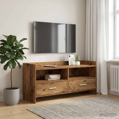 vidaXL TV skrinka 100 x 33 x 47 cm Staré drevo Kompozitné drevo