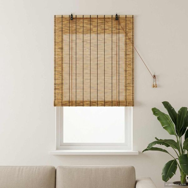 vidaXL Roleta Hnedá 80 x 160 cm Rákosie