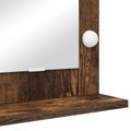 vidaXL Toaletné zrkadlo Dymová dub 60 x 55 x 18 cm Obdĺžnikový