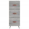 vidaXL Komoda sivý dub sonoma 34,5x34x90 cm spracované drevo
